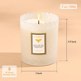 Gardenia Scented Candle, Candles For Home Scented, Gardenia Candle, Luxury Jar Candle For Women, Candles Gifts For Women, Valentines Day Gifts For Her, 7 Oz 40 Hours