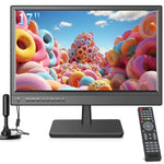 17" Small LED TV w/ Antenna, ATSC Tuner, HDMI, USB, 12V Charger, Camping
