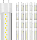20 Pack 4FT T8 LED Bulbs 24W 3600LM 6500K Daylight Type B Dual End Ballast Bypass Tubes