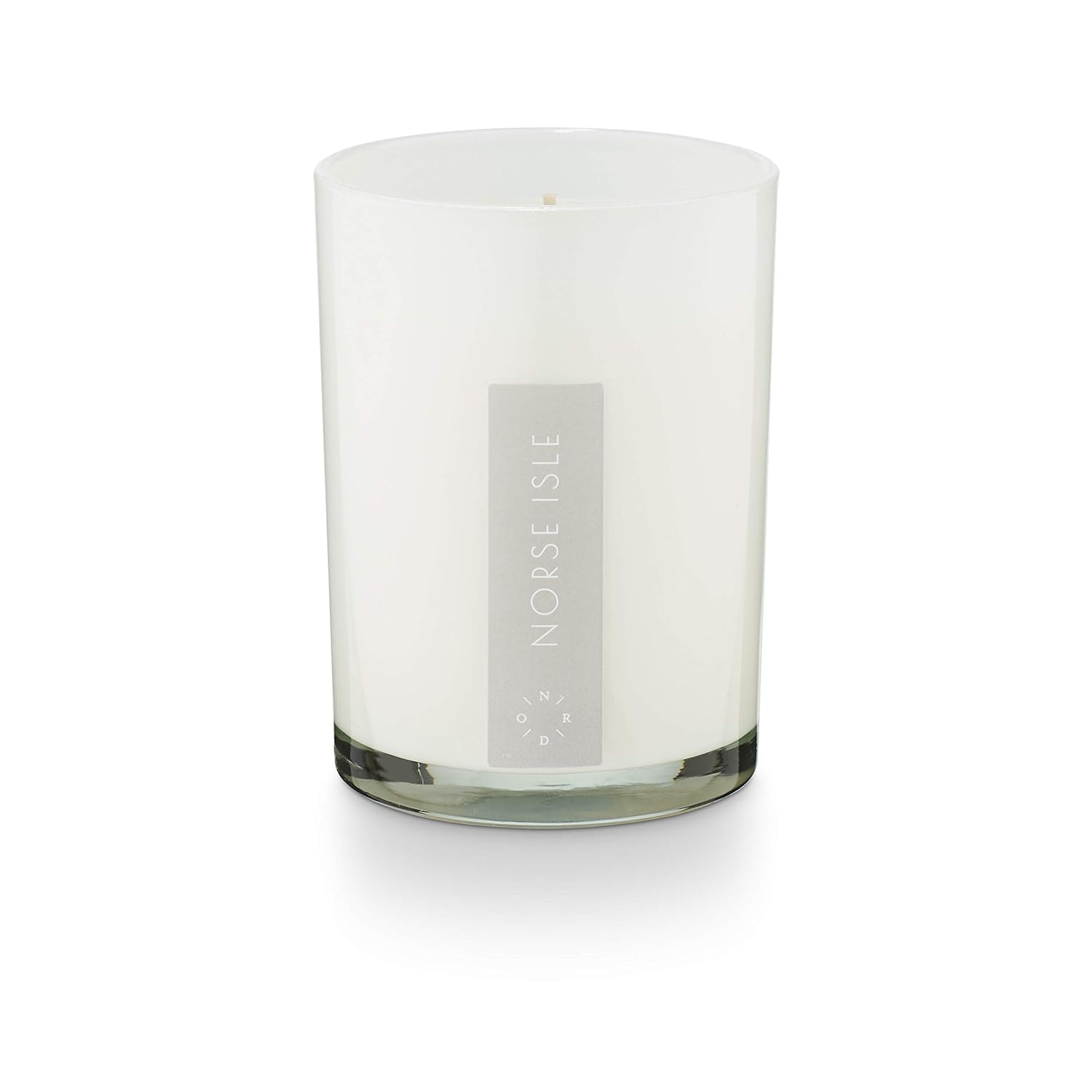Illume Norse Isle Seafare Glass Candle, 9.3 oz, White