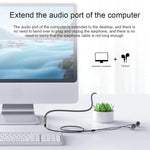 3.5Mm Extension Cable 6.6Ft/2Meter Audio Male To Female Stereo Extension Adapter Nylon Braided Cord Compatible For Home/Car Stereos Smartphones Headphones Tablets Media Players And More