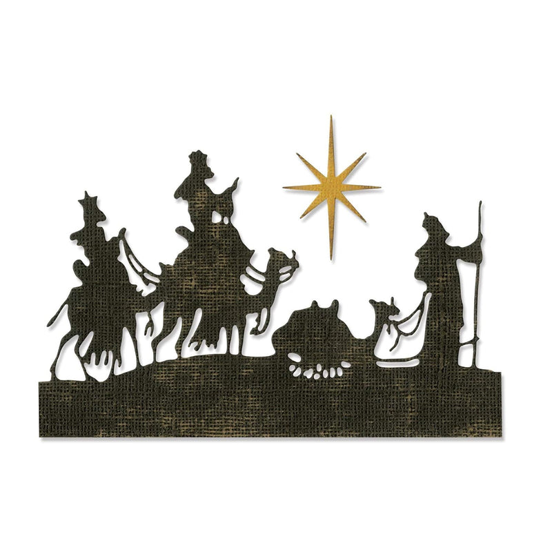 Thinlits Dies Wise Men By Tim Holtz, 2-Pack, 5 1/4" X 2 3/4" - 1 1/2"