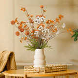 10-Pack Fake Flowers,Uv Resistant & Waterproof Artificial Flowers, Lifelike Faux Flowers Bouquet For Home Decor, Bendable Stems For Indoor Outside Patio Garden, No Maintenance Fade-Proof Centerpiece