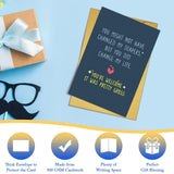 Funny Birthday Card From Stepchildren, Humor Fathers Day Card For Stepdad, Mothers Day Cards For Stepmom, You Did Change My Life