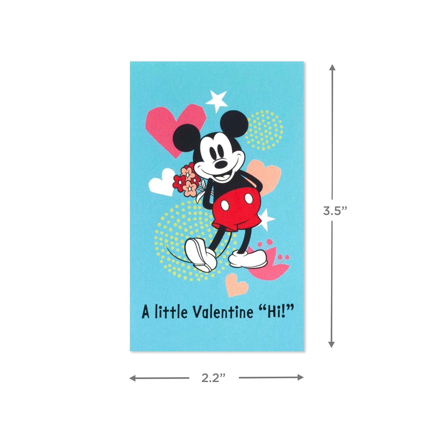 Hallmark Disney Mickey and Friends Mini Valentine's Day Cards for Kids School (18 Classroom Valentines with Envelopes)
