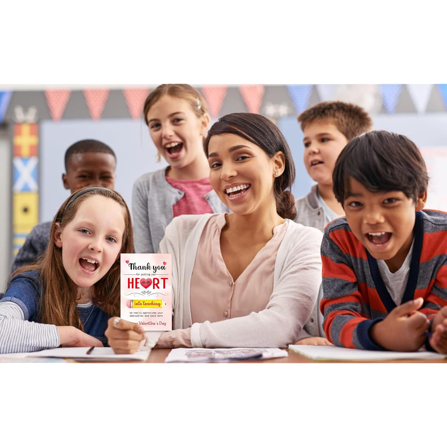 Happy Valentine'S Day Cards For Teacher Valentine'S Day Gifts Teacher Valentines Day Cards With Envelopes Teacher Valentines Greeting Cards Thank You Teachers Valentine'S Gifts Cards From Students