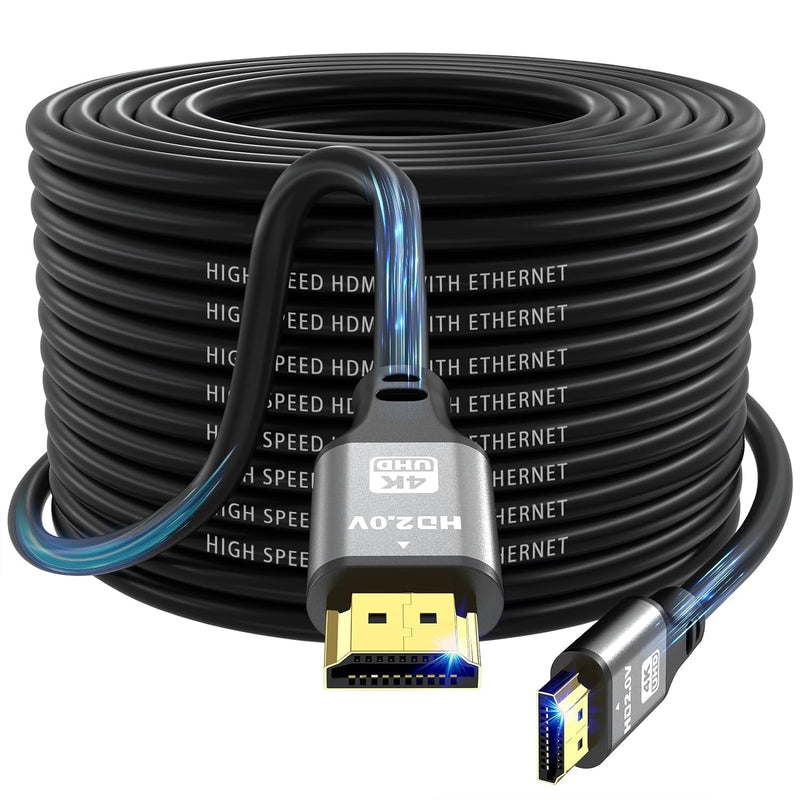 Hdmi Cable 65Ft, 4K@60Hz, 18Gbps High Speed Hdmi 2.0 Cord, Ultra Hd,Ethernet A