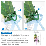 uxcell 20pcs Light Purple Boutonnieres for Men, Artificial Flower Buttonholes Pocket Corsage with Boutonnieres Pins for Wedding Bride Groom Ceremony Anniversary Formal Party