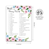 Gender Reveal Party Games — Cartoon Parent Match Baby Shower Game — Pack Of 25 — Pink Or Blue Baby Shower Activity, Floral Blue Or Pink, He Or She, Fun Match The Cartoon Parents Couple Shower Games G750-Dpm