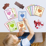 Valentines Day Cards For Kids School 30 Pcs Valentines Day Diy Gifts Card For Kids Classroom Party Exchange Cards,Classroom Exchange Prize Great For Friends (Only Cards)