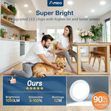 20 Pack 6 Inch Ultra Thin LED Recessed Lights 5CCT Dimmable 1050LM Downlights