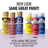 FolkArt Acrylic Craft Paint, Earthy Ochre 2 fl oz Premium Matte Finish Paint, Perfect For Easy To Apply DIY Arts And Crafts, 51022