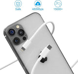 2 Pack 20W Dual Port Fast Charger with 6FT and 10FT Lightning Cables for iPhone iPad