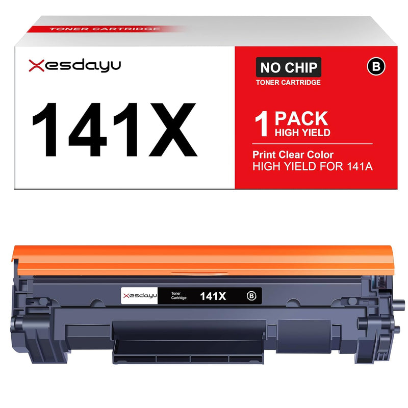 141A/141X Toner, High Yield Black (No Chip) for M110w/M140w Printers