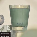 Scented Classic Candle, Wild Mint & Eucalyptus - 8.1 Oz - Up To 60-Hour Burn Time - Reusable Glass Vessel