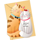 Valentines Day Card For Husband Wife, Funny Valentines Day Card For Her Him Husband Wife Boyfriend Girlfriend, Birthday Cards For Cat Lover, Valentines Gifts For Men Women