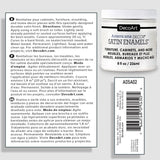 DecoArt Satin Enamels Acrylic Paint, 8 fl. oz. Jar, Pure White (Pack of 1)