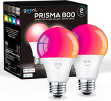 Smart Color Changing RGBW LED Light Bulbs 2700K 2 Pack