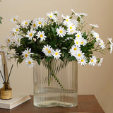 Artificial Daisy Flowers For Outdoor - 2 Bundles White Daisy Flower Bulk, Perfect Decoration For Table Windowsill Porch