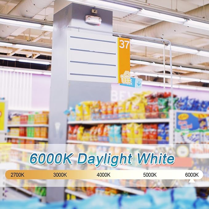 2 Pack 4FT T8 Type A B LED Tube Lights 6000K Daylight Plug and Play Ballast Bypass Replacement