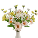Artificial Daisy Flowers 6Pcs, Artificial Wildflowers Silk Flower Bouquets Faux Flowers For Vase Plastic Floral Table Centerpieces For Home Kitchen Garden Party Decor