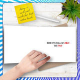 Cute Valentines Day Card - Follow Your Heart - Adorable Happy Valentines Card For Women Men, 5.7 Inch Loving Sentimental Valentine Greeting Cards