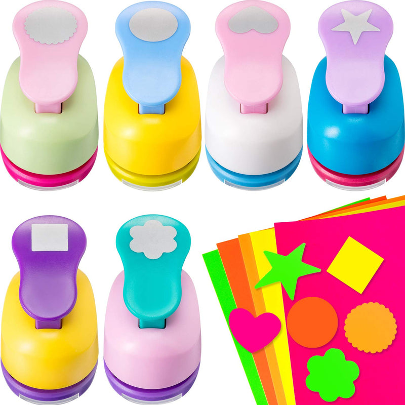 Craft Holes Punch 1 Inch Paper Punchers Scrapbook Punches With Craft Sticker P