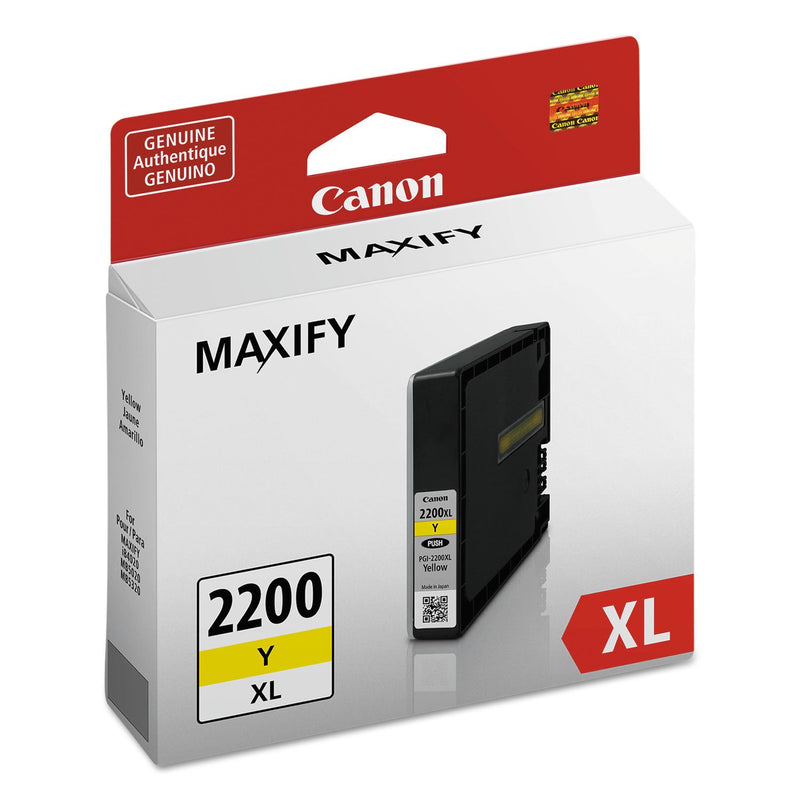 Canon PGI-2200XL Yellow Ink for IB4120, MB5420, MB5120, IB4020, MB5020, MB5320