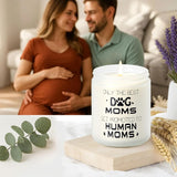 New Mom Gift – First & 1St Time Pregnancy, Postpartum Essentials – Dog Mom To Be Gift For Expecting Or Pregnant Women After Birth – Lavender And Eucalyptus Scented Candle