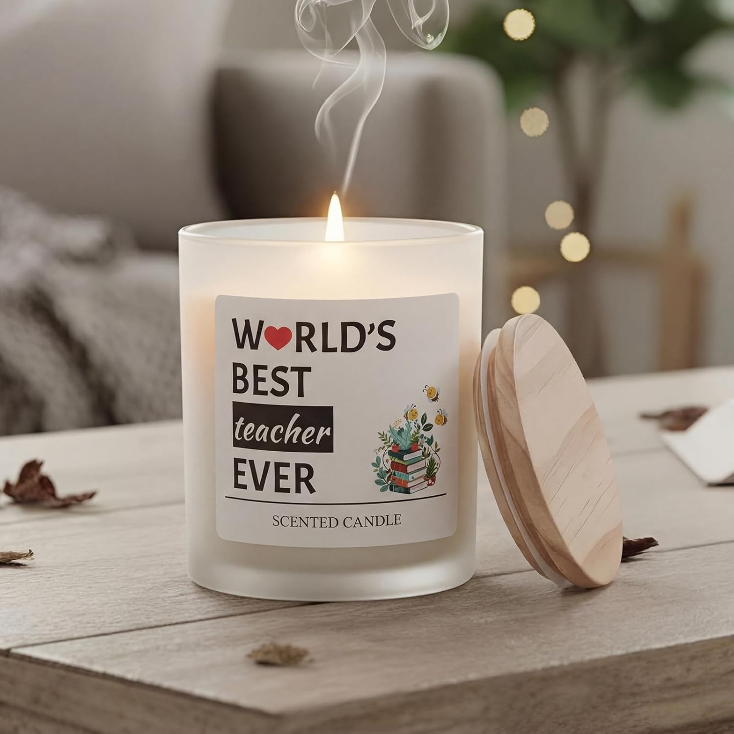 Teacher Appreciation Gifts For Women Men 9 Oz Lavender Scented Candles Gifts For Birthday, Teacher'S Day, Thank You Supplies Present Ideas For Retirement, Graduation