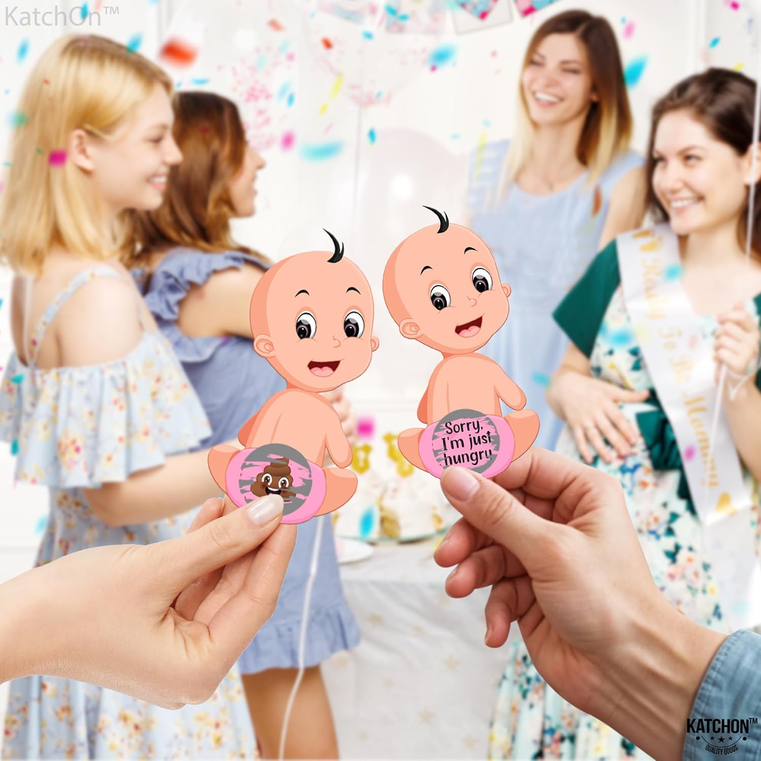 , Baby Shower Scratch Off Game For Guest - 50 Cards, Baby Scratch Off Game | Gender Reveal Games For Guest, Baby Shower Decorations | Scratch Off Baby Shower Games, Gender Reveal Decorations