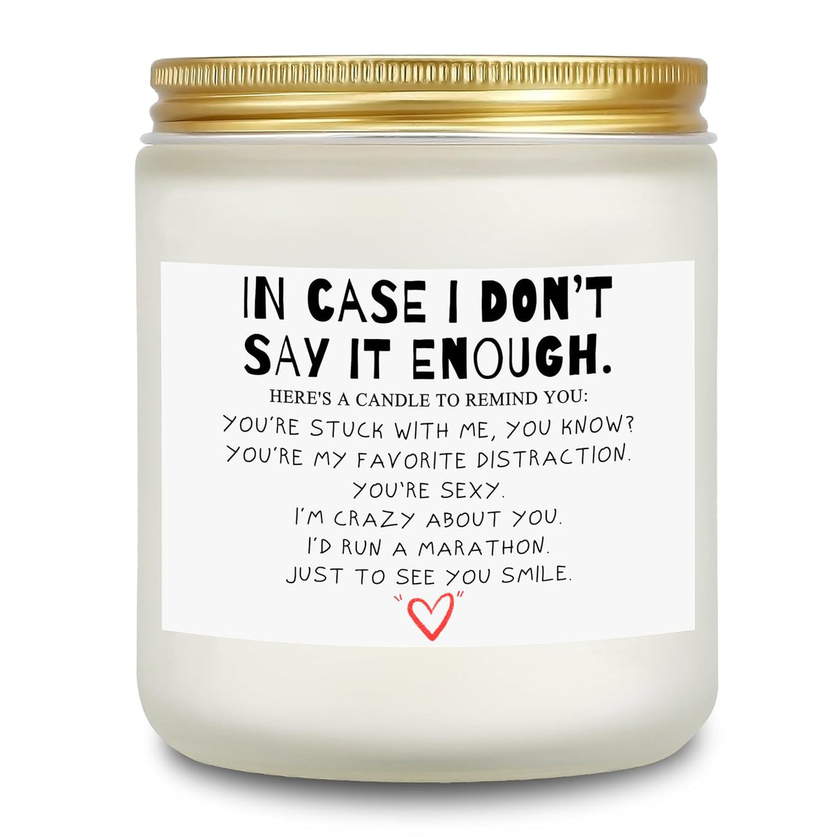 Candle Gifts For Her Him – Long Lasting Clean Burn Candle 9 Oz, Valentine Gifts For Girlfriend Boyfriend, Romantic Anniversary Wedding Birthday Gift For Women Men