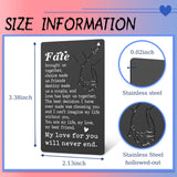Husband Birthday Card From Wife, Anniversary Card Black Wallet Insert Card, Valentine Gifts For Men Women, Love Gift For Him Her Boyfriend Girlfriend, Romantic Gift Card Xcd33