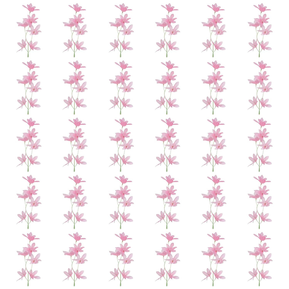 Orchids Fake Flowers, 30 Pcs Artificial Flower Arrangement Hairpin Headdress Wreath For Floating Candles Vase Home Wedding Centerpiece Decorations, Pink