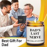 Gifts For Dad | Father'S Day Gifts From Daughter Son | Dad Gifts For Father'S Day | Birthday Gift For Dad | Scented Candles For Men | Candles For Home Scented | Sandalwood Scented Candle Gifts For Men