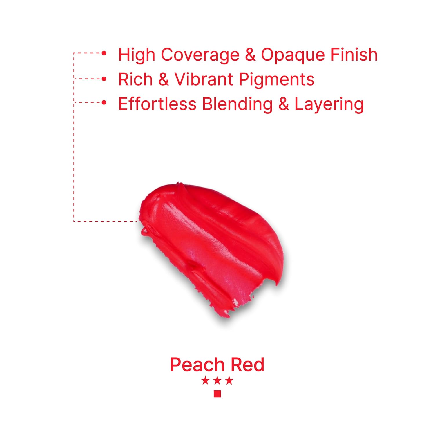 Gouache Peach Red Refills (50Ml/1.7Oz)|Intense Pigments, Easy Color Refill (2 Pcs.)