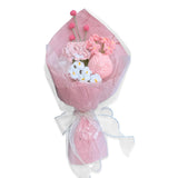 Carnation Crochet Flowers Bouquet Handmade Knitted Artificial Flowers Home Decor