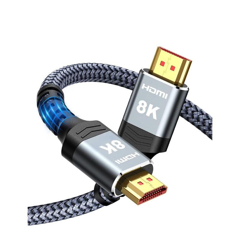 8K@60 Long Hdmi Cable 15Ft/5M, 48Gbps 2.1 High Speed Gaming Hdmi Cord 4K120 14