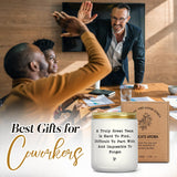 Leaving Job Gifts For Coworkers, Coworker Appreciation, Women Men Team Gift, Lavender Scented Candle, Goodbye Gift For Boss Coach Nurse, Thank You, Farewell, Going Away, Retirement Gifts