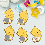 40Pcs Winnie Poopie Scratch Off Lottery Tickets, Baby Shower Scratch Off Game Cards, Who Can Find Poopie Baby Shower Party Games, Funny Party Icebreaker Game Ideas For Gender Reveal