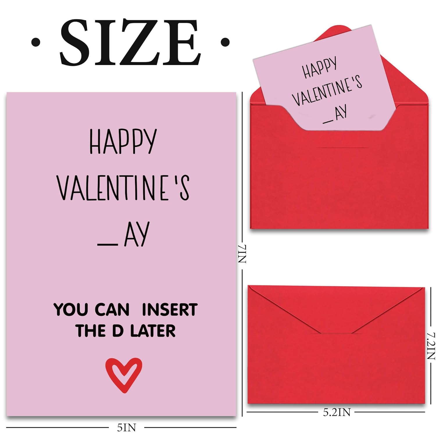 Funny Valentines Day Card For Girlfriend - Wife Valentines Card From Husband, Naughty Valentines Gift For Her, Dirty Galentines Card For Wife Girlfriend Fiancee Lover, Vday Card For Women