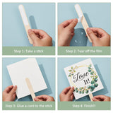 Set Of 33 Say Yes To The Dress Signs Wedding Shopping Props Signs Paddles For Bridesmaids And Brides Bachelorette Party Games (Eucalyptus)
