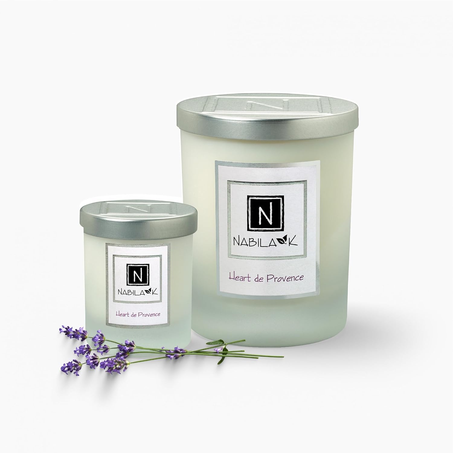 – Heart De Provence - Soy-Based Candle – French Lavender - Hand-Poured - Cotton Wick - Aromatherapy Candle W/Essential Oils - Made In Usa - 3 Oz
