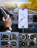 15W Auto-Clamping Wireless Car Charger, Fast Charging for iPhone & Galaxy