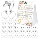 Bridal Shower Ring Game, 'Put A Ring On It' With 50 Fake Rings, Wedding Party Game For Guests - Rg14