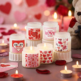 6 Packs Valentine'S Day Scented Candle Gifts For Her Girlfriend Wife Long Lasting Burning Aromatherapy Soy Wax Jar Candle 2.8Oz Romantic Valentine Gift For Women Men Husband Boyfriend