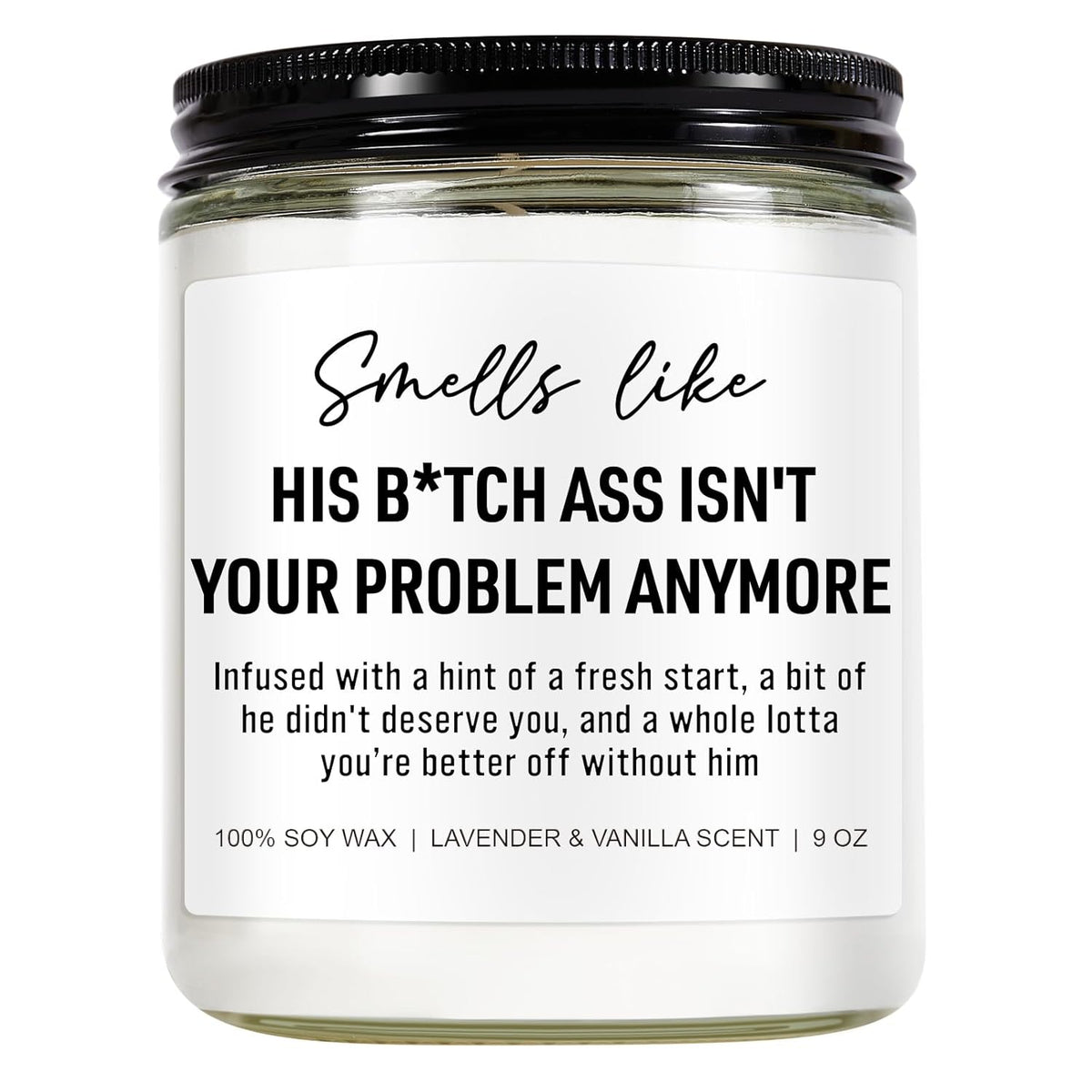 Funny Scented Candles, Divorce Gifts For Women, Divorce Party Decorations - Cheer Up, Breakup Gifts For Women, Newly Divorced Woman, Her - Break Up, Ex Boyfriend Presents - 9 Oz