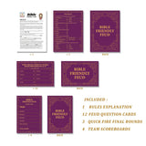 Bible Friendly Feud Game Set Supplies For Adults And Teens, Feud Quiz, Church Family Feud, Games For Church Group, Fun Holiday - Bisc006