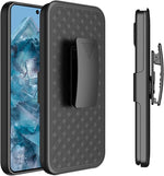 Pixel 9 Pro XL 6.8" Holster Case, Belt Clip, Kickstand, Rugged Protection - Black