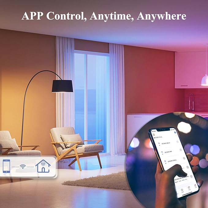 ST19/ST58 Smart Edison Bulb WiFi Color Changing 5W Alexa Google Home Compatible 500LM